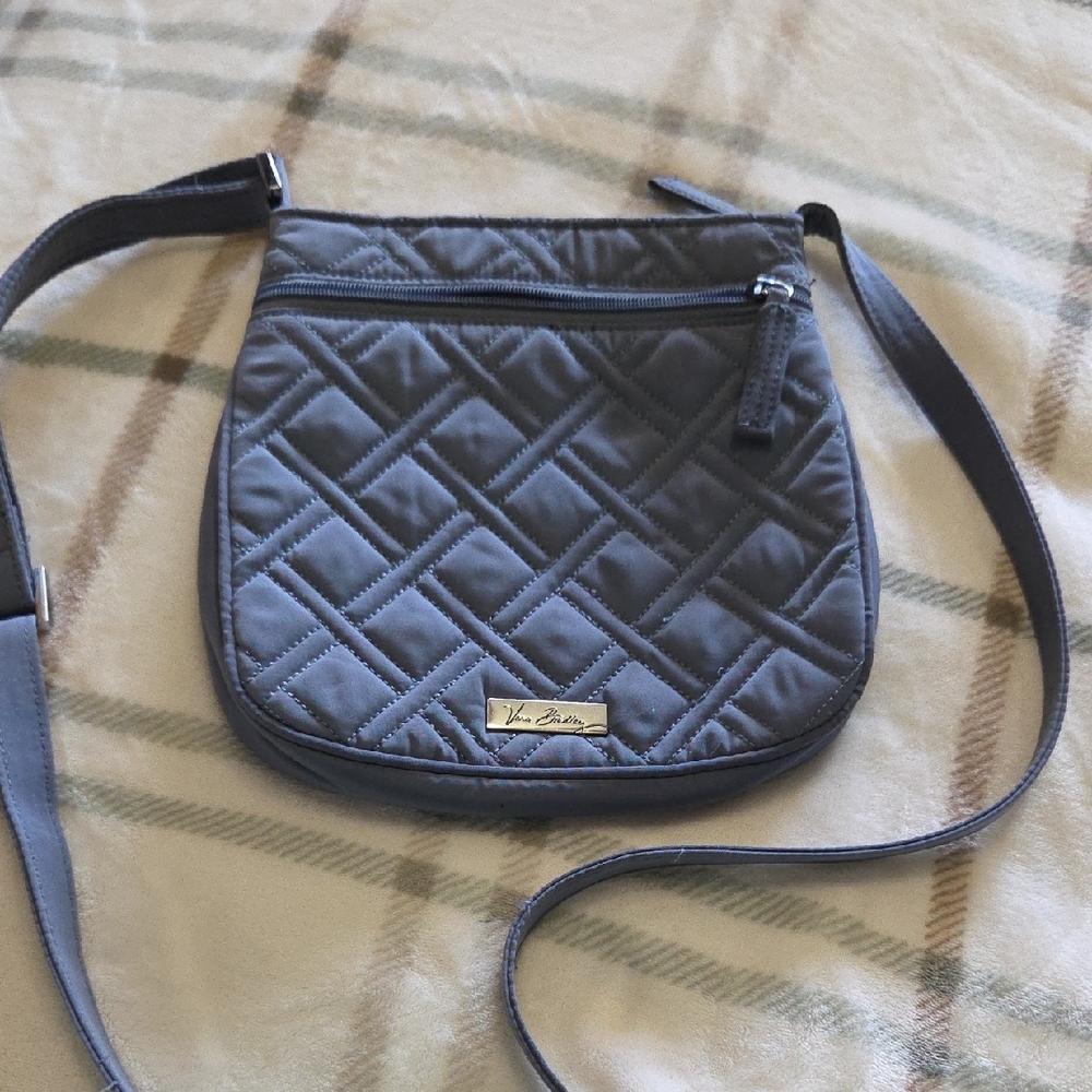 Vera Bradley Charcoal Quilted Crossbody Bag